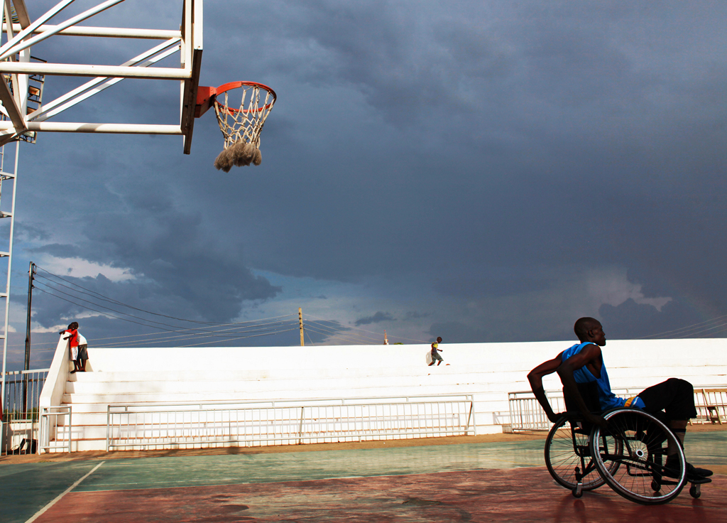 disabled basketball player, Juba, South Sudan